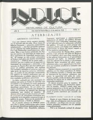 Año II, : núm. 13, 13 de abril de 1930