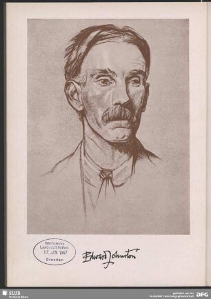 Porträt Edward Johnston