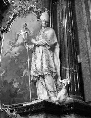 Statue des heiligen Prokop