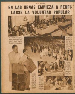En las urnas empieza a perfilarse la voluntad popular [Fotografías]