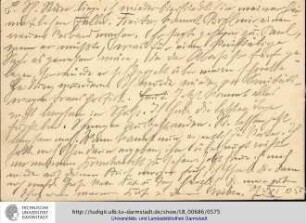 Postkarte vom 07.11.1905