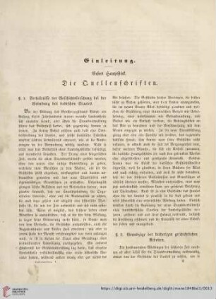 Die Quellenschriften
