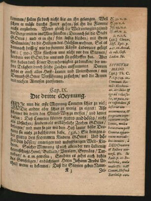 Cap. IX. [XIV] Die dritte Meynung.
