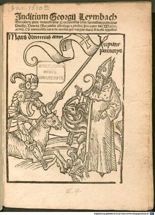 Iudicium pro anno 1498