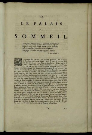 LX. Le Palais Du Sommeil