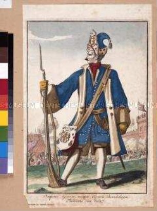Unteroffizier des Corps Grenadiers (Grenadier-Garde), Brandenburg