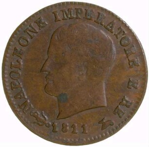 Münze, Centesimo, 1811