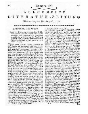Kühn, J. G.: Pathologisches Handbuch für Liebhaber der Arzneywissenschaften. Breslau: Korn 1787