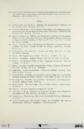 Glas (Nr. 103-130)