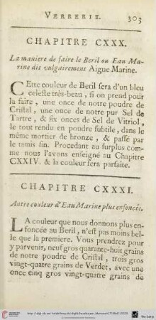 Chapitre CXXXI
