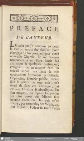 Préface De L'Auteur