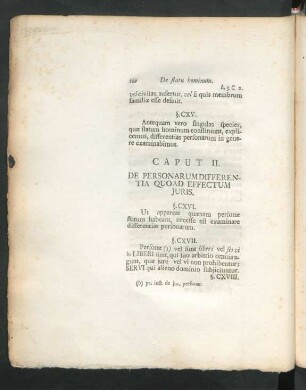 Caput II. De Personarum Differentia Quoad Effectum Iuris
