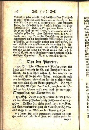 Von den Planeten