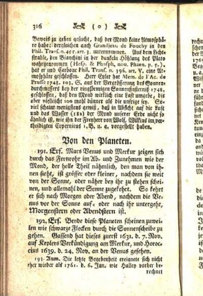 Von den Planeten