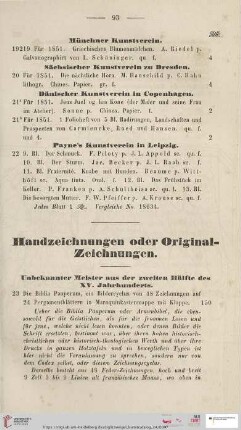 Handzeichnungen der Original-Zeichnungen (Nr. 23 - 38)
