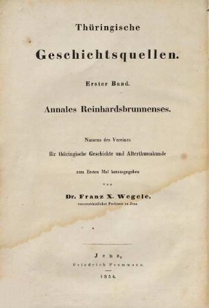 Annales Reinhardsbrunnenses