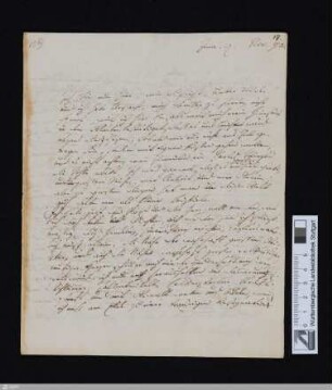 An Neuffer - Cod.poet.et.phil.fol.63,IV,3a,17 : [Brief, November 1794]; [StA 6 BR 89]