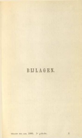 1889,1,Bijl.: Regeeringsalmanak voor Nederlandsch-Indie / Bijlagen
