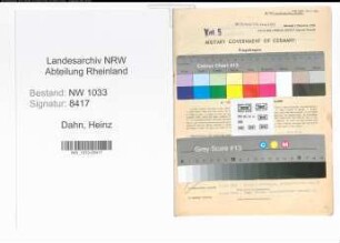 Entnazifizierung Heinz Dahn , geb. 24.12.1917 (Polizeibeamter)