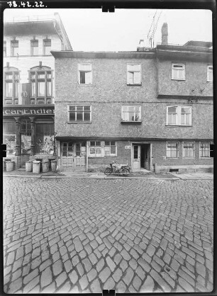 Schmalkalden, Stumpfelsgasse. Wohnhaus. Straßenfront (Teilansicht)