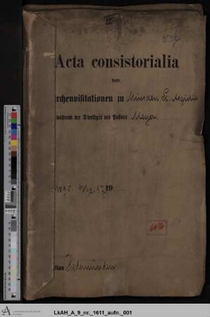 Münden (St. Aegidien): Visitationsakten
