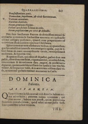 Dominica Passionis.