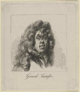 Bildnis des Gerard Lairesse