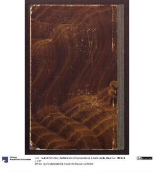 Skizzenbuch & Rückendeckel & Außenseite