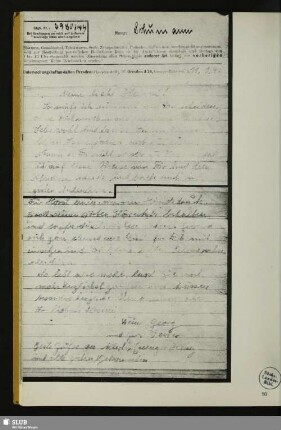 [Letzter Brief Georg Schumanns, am Tage seiner Hinrichtung geschrieben (Ausschnitt)]