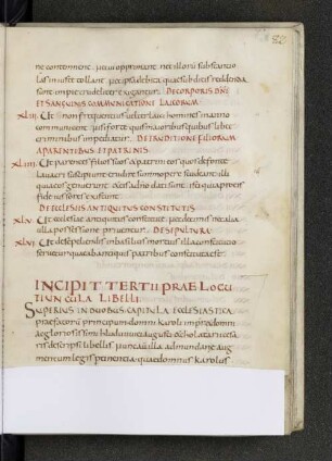 Incipit tertii praelocutiuncula libelli