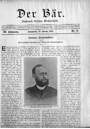 Sonnabend, 13. Januar 1900 Nr, 2