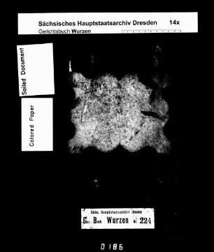 Gerichtshandels- und Konsensbuch von Röcknitz (Stiftischen Anteils)