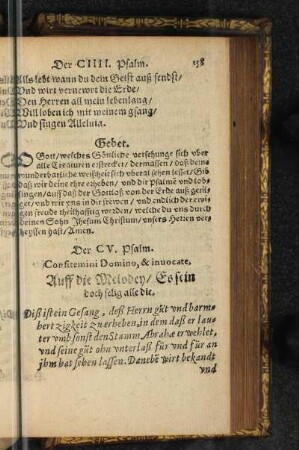 Der CV. Psalm.