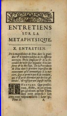 Entretiens Sur La Metaphysique, Sur La Religion, Et Sur La Mort, 2