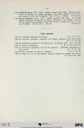Lots divers (Nr. 1154-1160)
