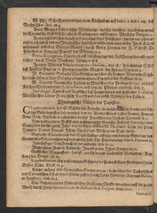 Theologische Bücher der Papisten.