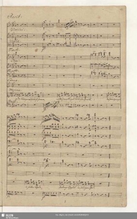 Recit[ativo]: Die Morgenröte bricht hervor