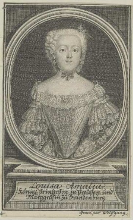 Bildnis der Louisa Amalia zu Brandenburg