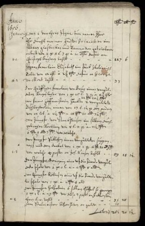 Kammerrechnung 1656