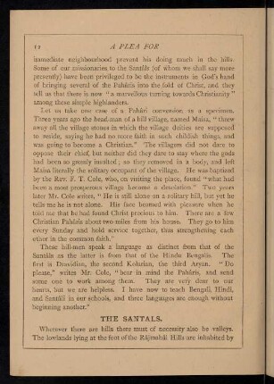 12-24, The Santals