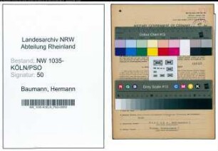 Entnazifizierung Hermann Baumann , geb. 25.03.1893 (Bergarbeiter)