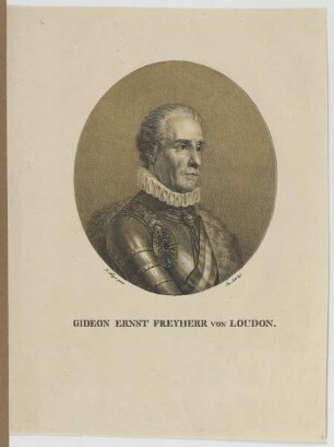 Bildnis des Gideon Ernst Freyherr von Loudon