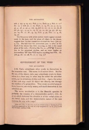 Government of the Verb