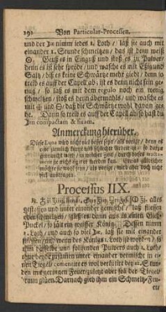Processus IIX.