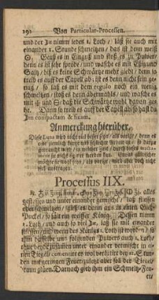 Processus IIX.