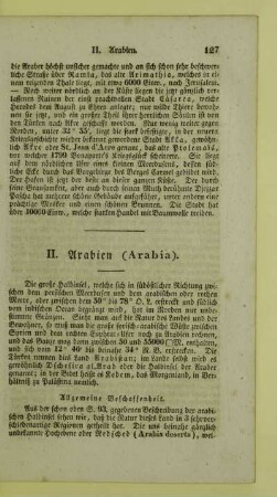 II. Arabien (Arabia)