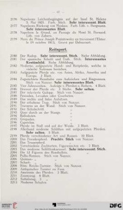 Reitsport (Nr. 2180-2213)