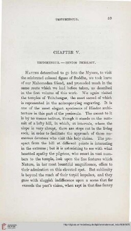 Chapter V: Tritchengur – Hindoo Theology
