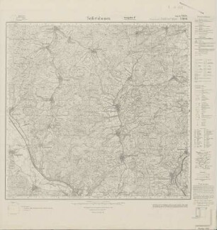 4924 (alte Nr.: 2860) Seifertshausen, Meßtischblatt (4cm - Karte)