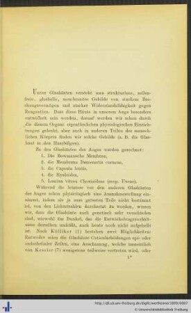 Beiträge zur Kenntnis der glashäutigen Neubildungen im Auge